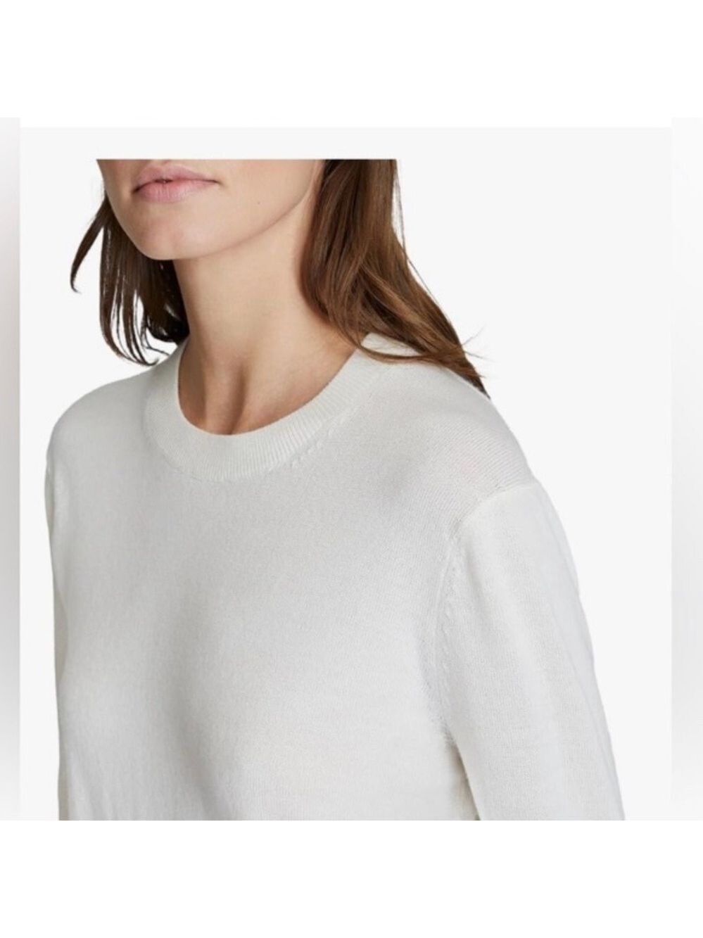 S030 (Pink)Club Monaco. Merino crew neck. Soft pink. S
